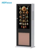 Kiosque numérique du support de plancher extérieur